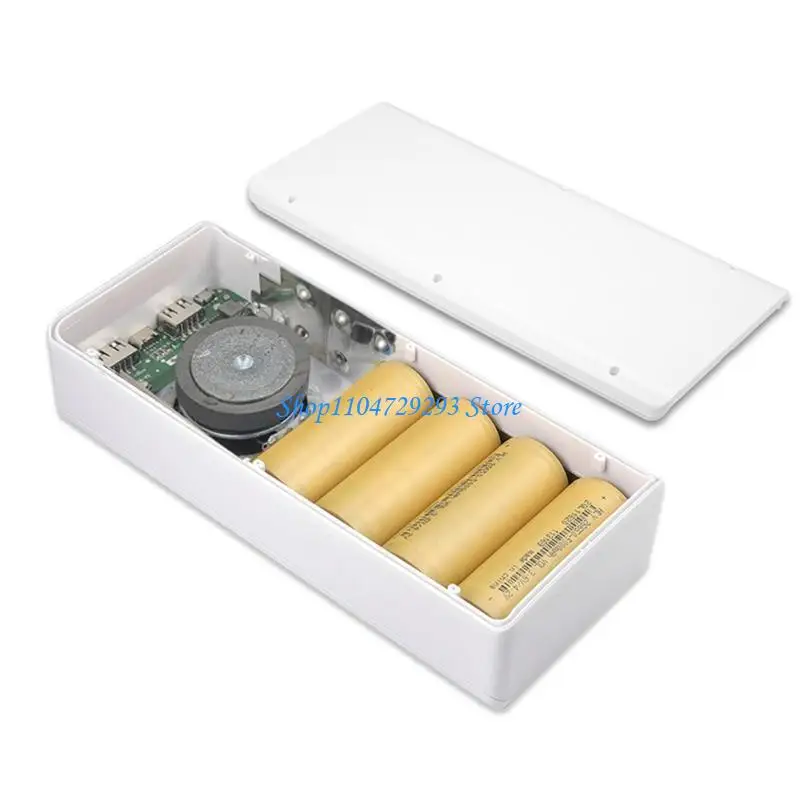 

Y2GD 4 x 26650 DIY Shells No Welding Quick Charging Outside Cover Cases DIY Shells Accessories