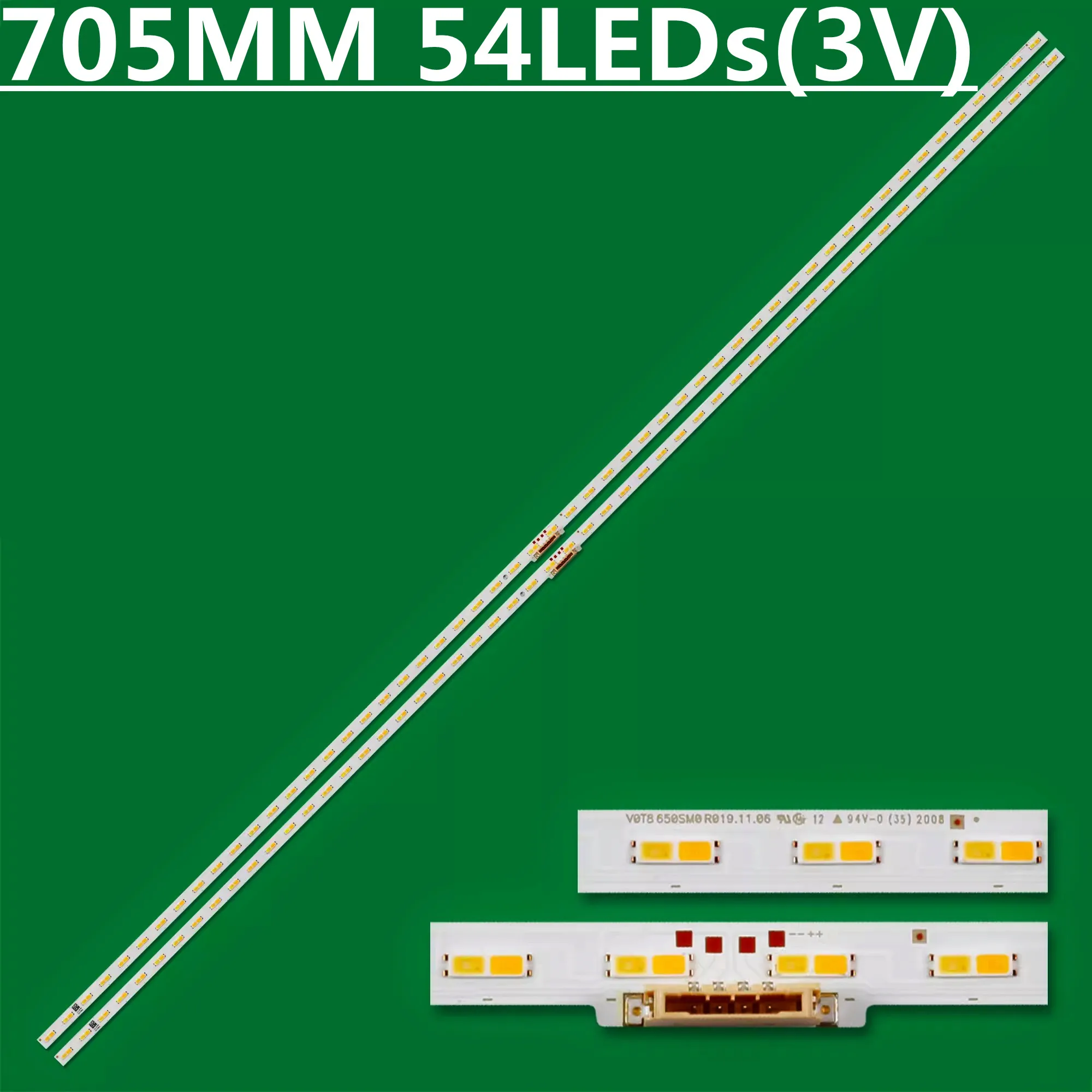 10PCS LED Backlight Strip For V0T8-650SM0-R0 BN96-50380A UN65TU850DFXZA UN65TU8500 UA65TU8500 UA65TU8570