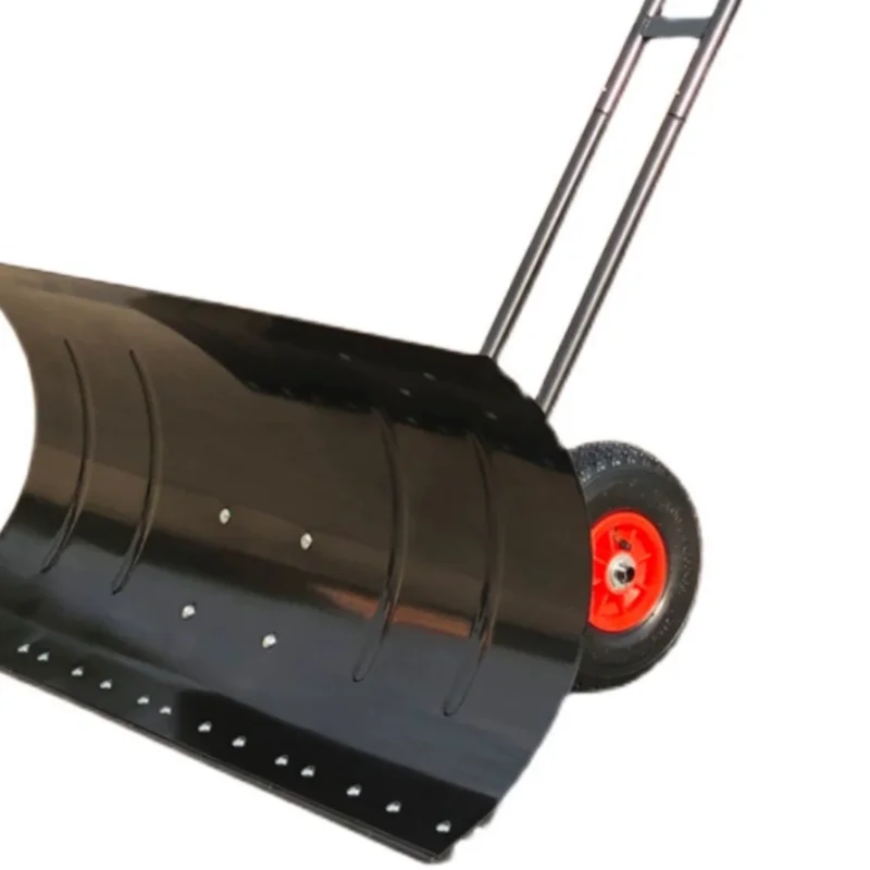 Wheeled Hand Push Snow Shovel Large  Shovel Equipment Snowplow Machine