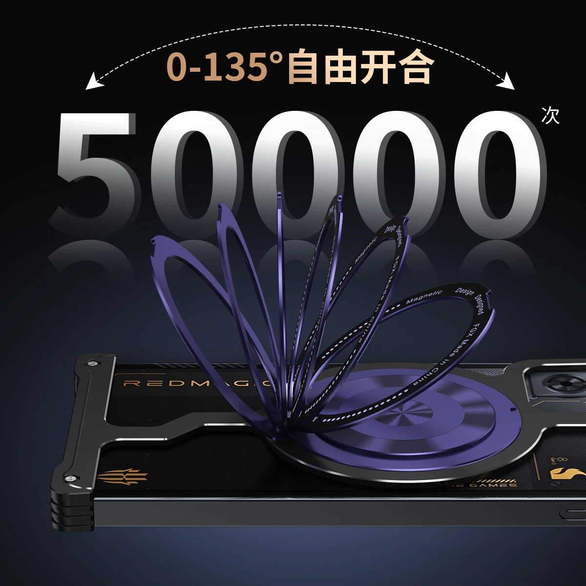 

Luxury Magafe Magnetic Metal Case For Nubia Redmagic 10 10S 9 9S Pro Plus With Heat Dissipation Wireless Charging Kicktand Cover