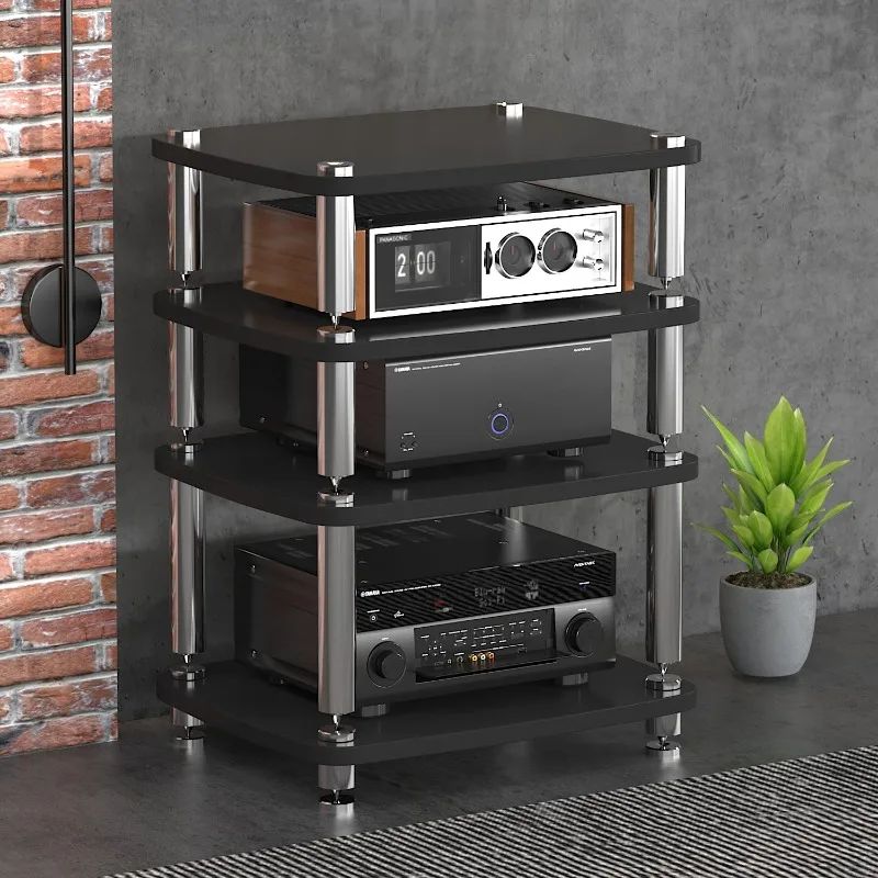 Hi-Fi Isolating Audio Rack Amplifier Stand Cabinet Shelf Support KTV Home Theater