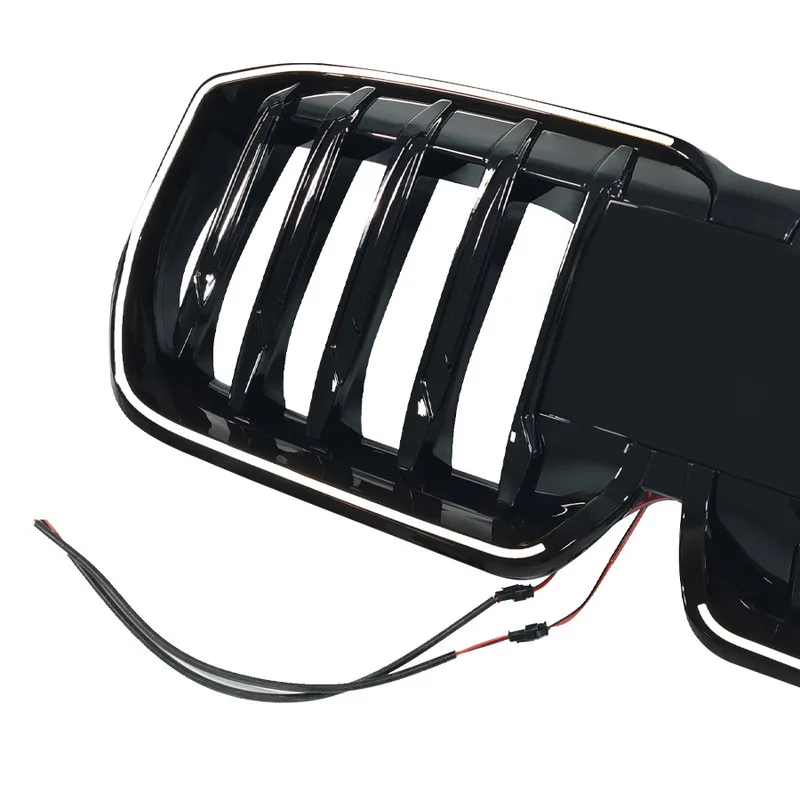 For 2023-2026 BMW X1 U11, Single & Dual Line LED Illuminated Kidney Grille, PC Construction, Snap-on Direct Fit Replacement view 5