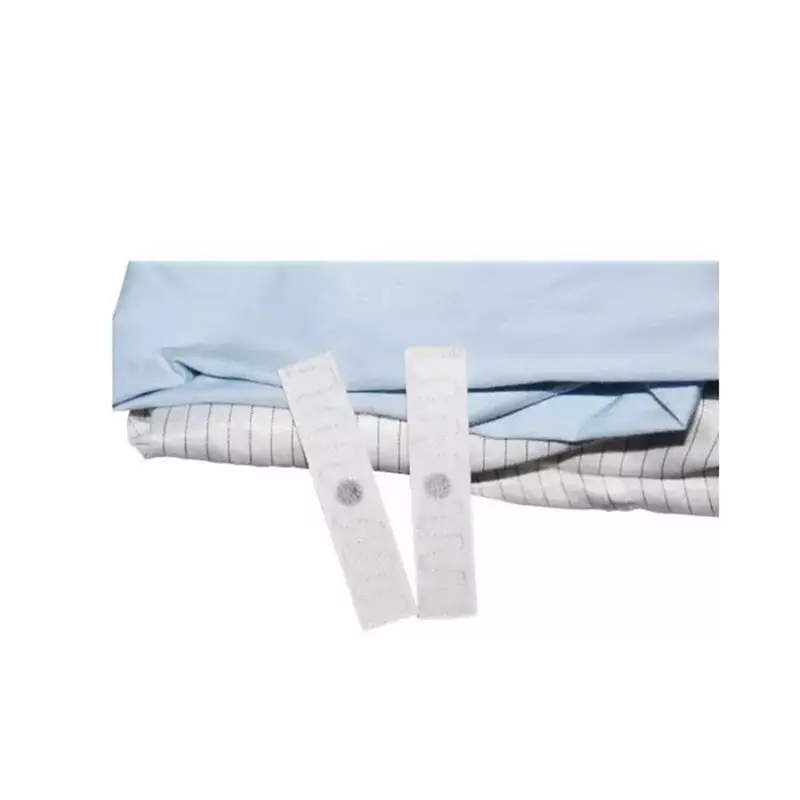 LXYB18B Washable UHF RFID Tag Hot Melt Glue 10Pcs Woven Fabric Laundry Tag For Garment Washing Management