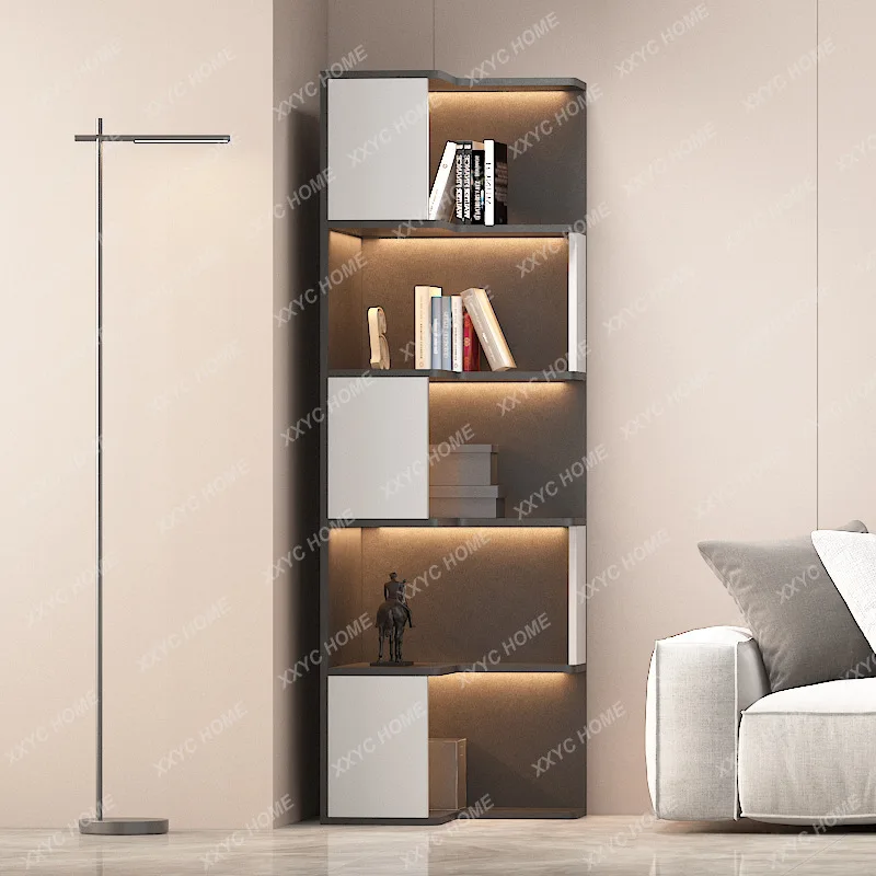 

H2025 light luxury corner cabinet living room corner cabinet storage sofa side cabinet