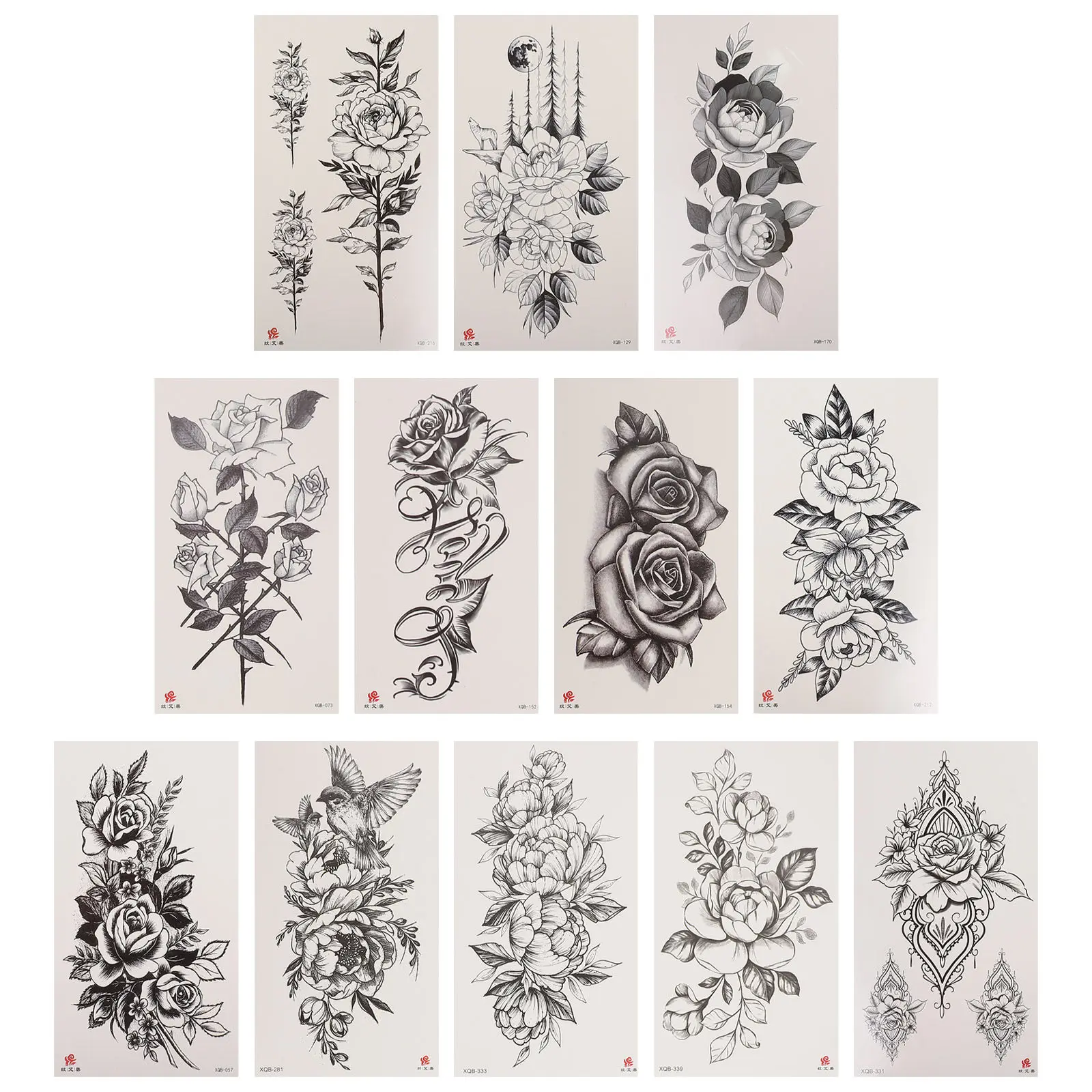 12-pecas-de-adesivos-criativos-para-o-corpo-a-prova-d'agua-para-adultos-lindos-adesivos-de-tatuagem-temporaria