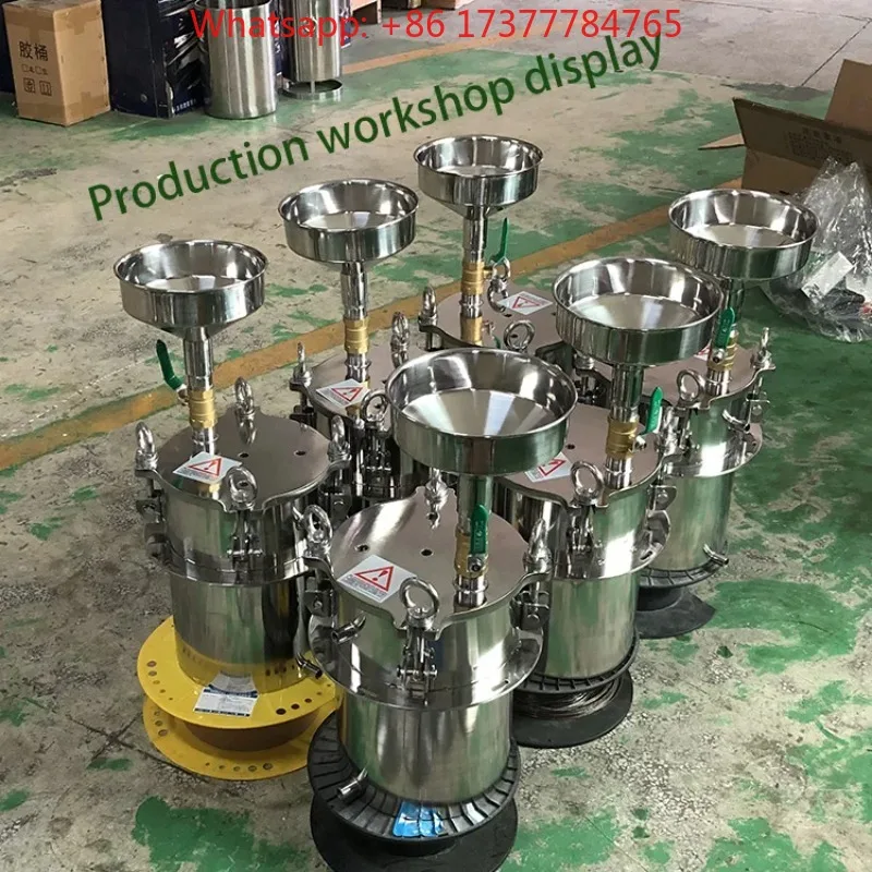 1L Industrial Stainless Steel 304 Pressure Tank for Spraying - 1 Liter Stainless Steel Vessel for Industrial Use