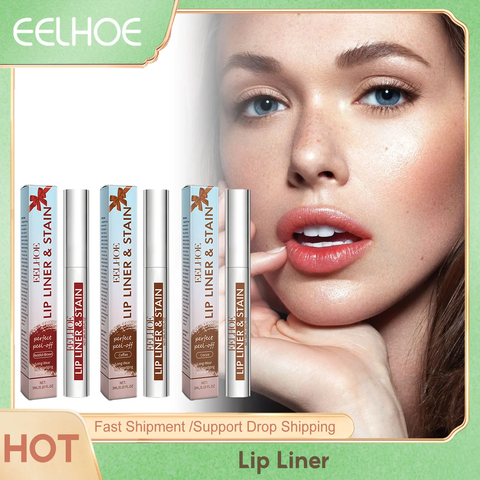 Waterproof Lip Liner Stain Tattoo Long Lasting Makeup Peel off Tattoo Lipgloss Hydrating Matte Lip Peel off Lipliner Cosmetics