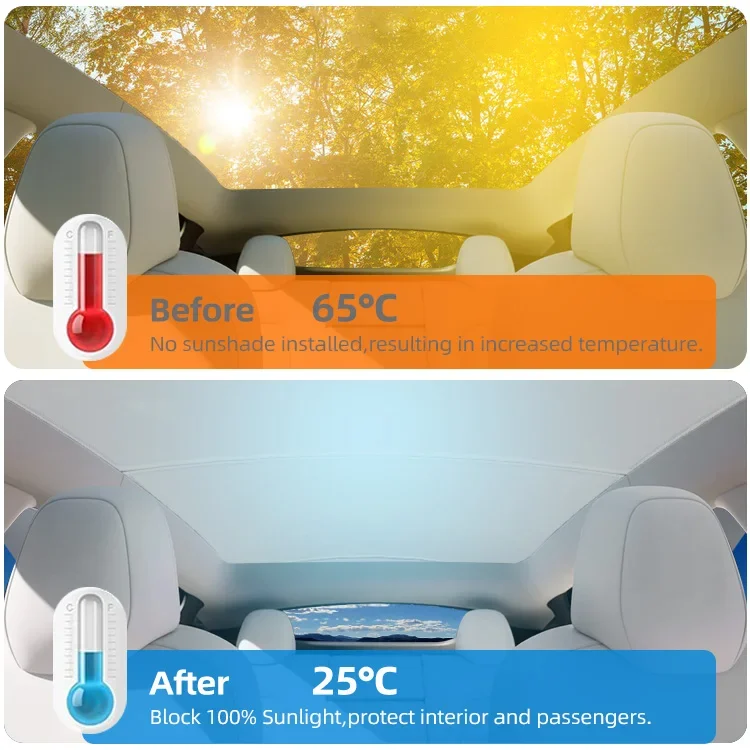 HL For Model Y Juniper 2025 2026 Launch Sun Shade Front Rear Side Window Sunshade Windshield Sun Outdoor Camping Accessories