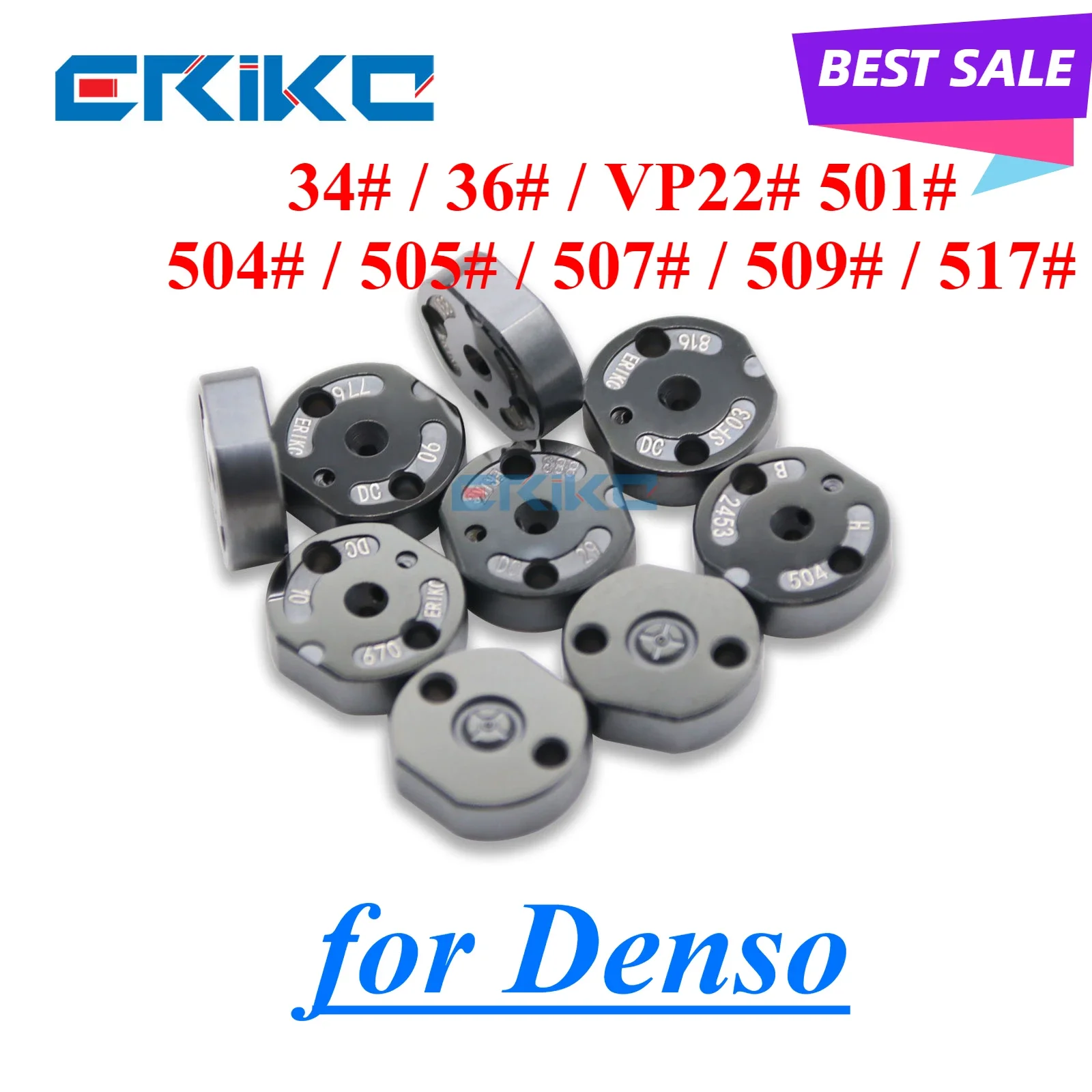 34# 36# VP22# Common Rail Injector Orifice Plate 501#  504# 505# 507# 509# 517# Fuel Sprayer Control Valve for Denso Engine