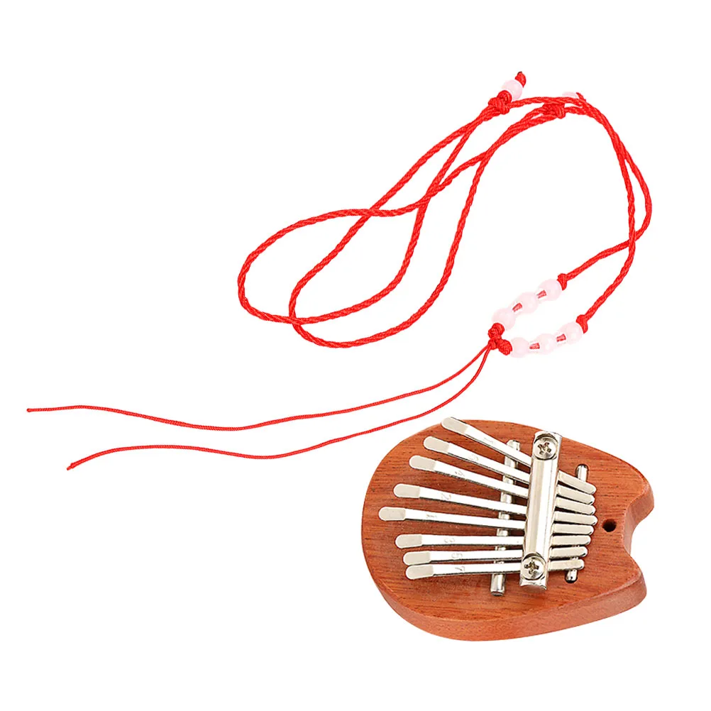 

Wooden Kalimba 8-Tone Thumb Piano for Beginners Small Musical Instrument Kids Finger Piano Practice Home Decor Gift