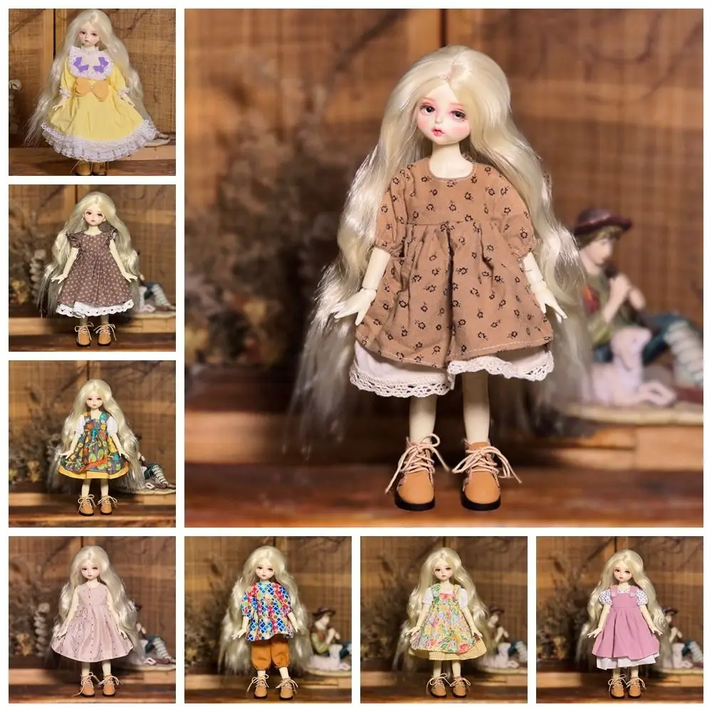 Toy Accessories BJD Doll's Clothes Toy Outfit Toy Clothes Simulated Eye Hinge Doll Dress DIY Clothing 3D Eyes