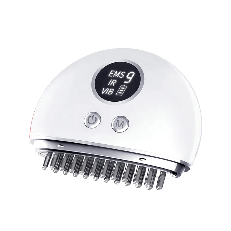 

Portable Electric Massager Gua Sha Pulling Meridian Brush Intelligent Stone Scraping Board Facial Beauty Comb Machine for Body