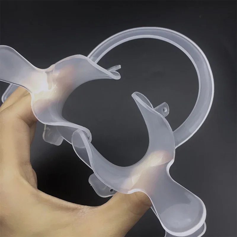 2Pcs Dental Mouth Opener C Type Intraoral Lip Cheek Retractor Transparent dentistry Tooth Intraoral Lip Retractor Dental Tools