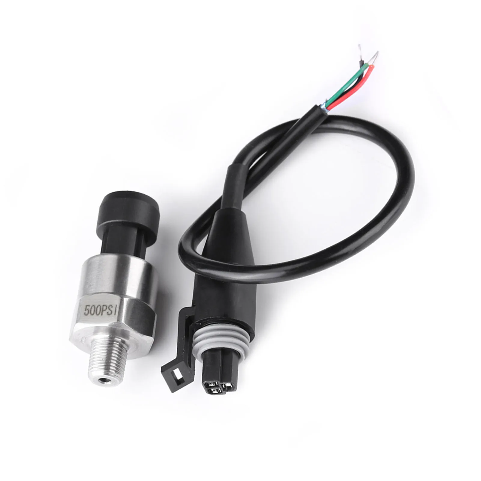 Pressure Transducer Sender Sensor Stainless Steel for Oil Fuel Air Water (500PSI) Pressure,Transducer§,Pressure,Sensor§,Water,