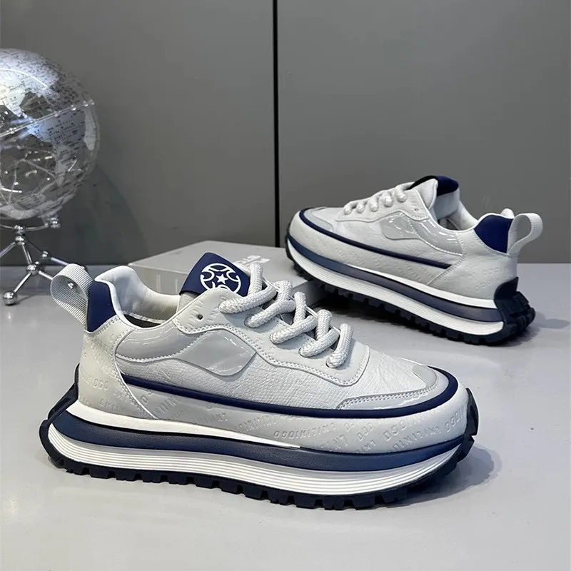 Men's Casual Shoes Fashion Sneakers Low Top Lace Up Lightweight Comfortable Breathable Walking Shoes For Daily Wear