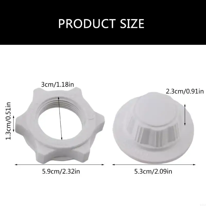 Y5LF Fan Nut Set Fan Fixing Nut Corrosion Resistant Nut ABS Texture Set Wear Resistant Nut Replacement Nut for Home Use