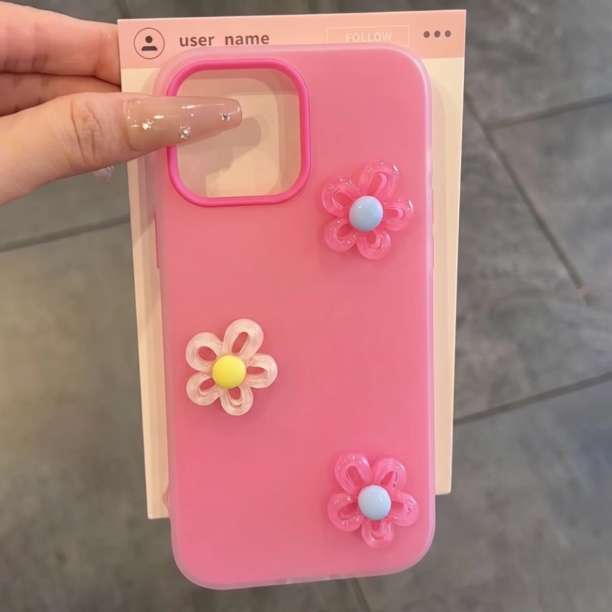 Bonbonfarbene 3D-DIY-Blumen-Handyhülle mit Lanyard für Xiaomi 14T 15T Pro 17 Pro Max 15 Pro 11 Lite 5G Stoßfeste Weiche INS-Hülle – Detail 1