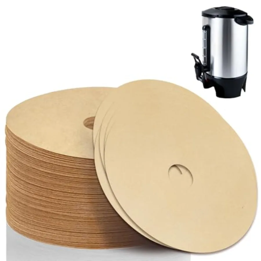 Coffee Filters Compatible with Hamilton Beach Coffee Maker, 100 Pcs Unbleached Circular Disposable Filters for Hamilton Beach H