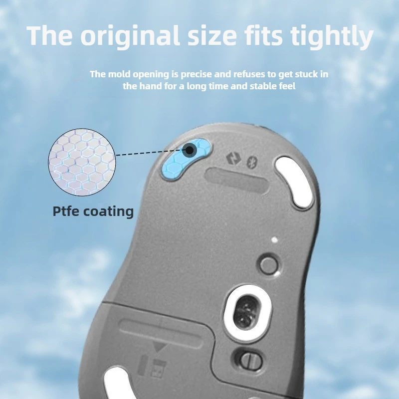 

ICE Version Mouse Feet for Logitech M650/M750/M590/M585 Curved-Edge Smooth Wear-Resistant Gaming Foot Stickers