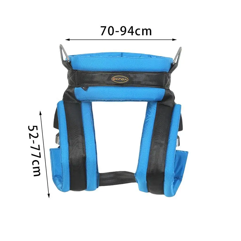 Kids Adults Safety Belt Children Bungee Rope Jumping Trampoline Harness Gear Quick Release Protection with Safety Buckle