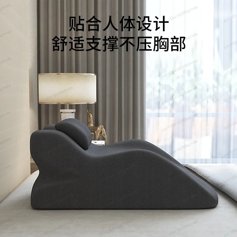 新しいベッド用睡眠枕、ベッドに横たわる多機能うつ伏せ枕、睡眠用メモリーコットン読書枕