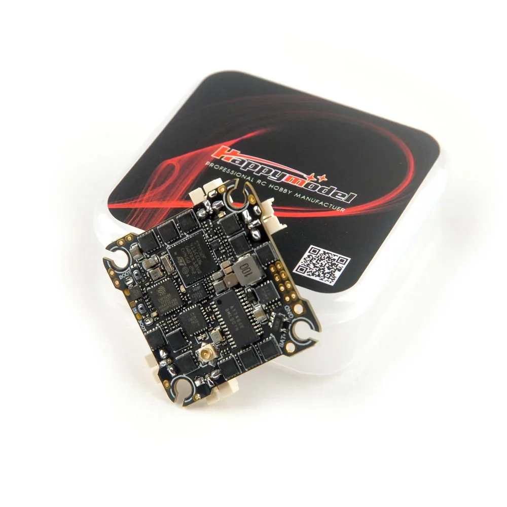 HappyModel CrazyF411 ELRS AIO 4in1 F411 Flight Controller Built-in UART 2.4G ELRS RX 20A ESC 2-4S