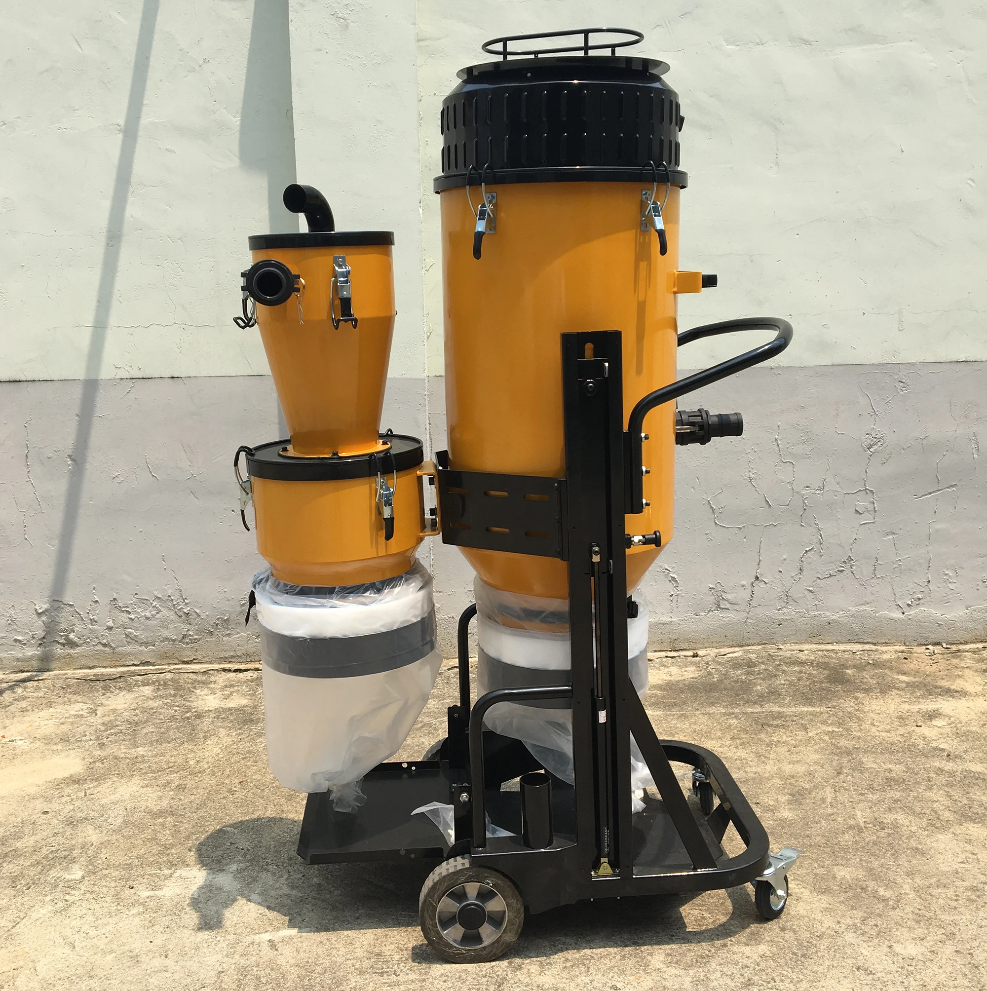 Industrial Single Phase Electric Heavy  Vacuum Cleaner Dust Extractor with Cyclone Separator HEPA Filter 3HP Motor 220V/110V