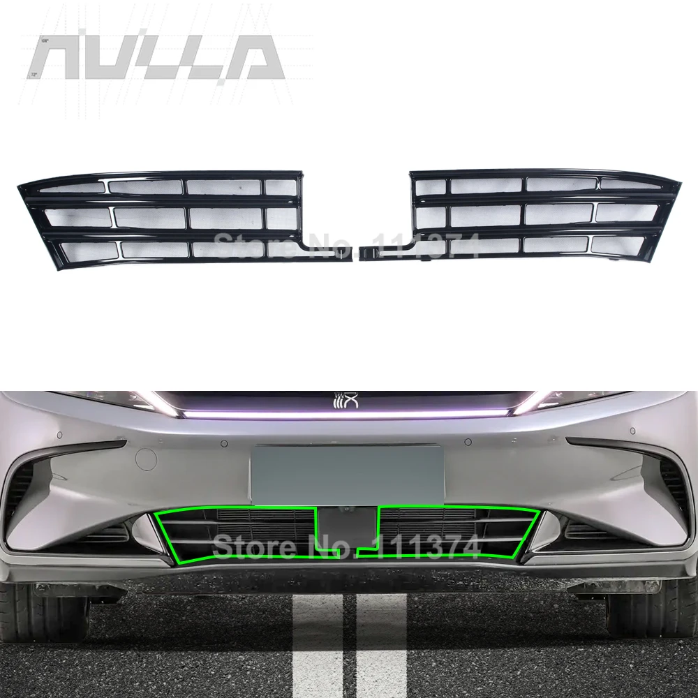 

Для BYD HAN DM-I 2025, экран от насекомых, передняя гоночная решетка, вставка, сетка от насекомых, автомобильные аксессуары