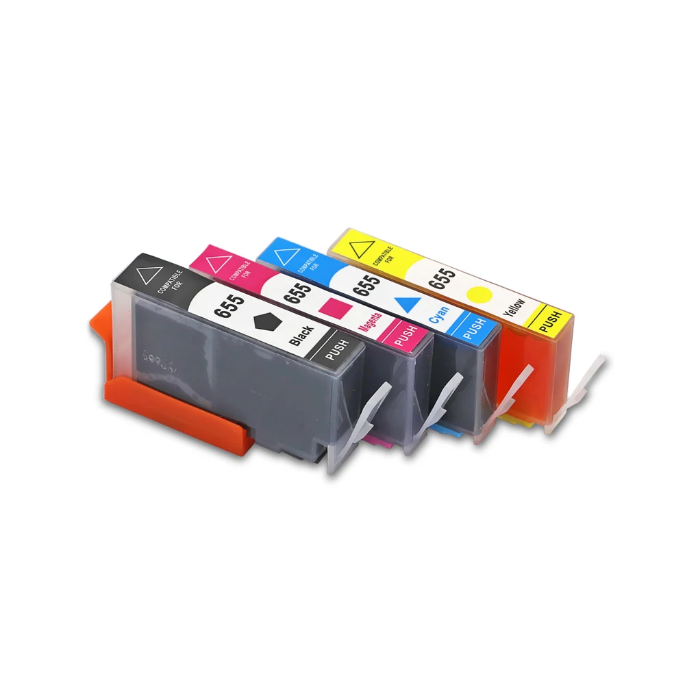 Cartucho de tinta para impresora HP 655, recambio de tinta Compatible con 655XL, HP655, Deskjet 3525, 5525, 4615, 4625, 4525, 6520, 6525, 6625