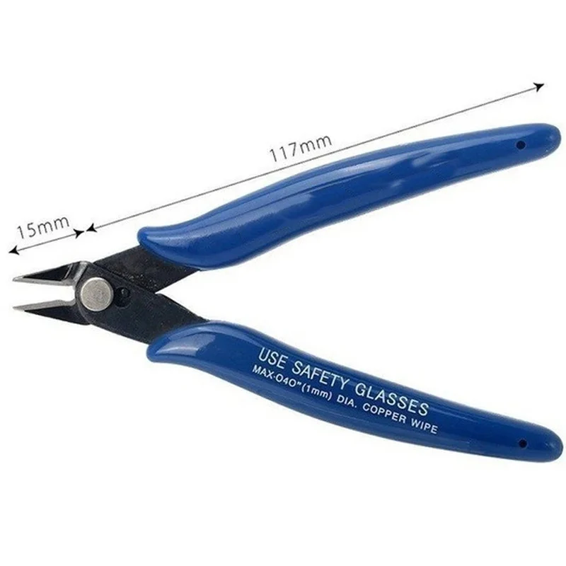 1 PC Mini Nose Cutting Plier Carbon Steel Pliers Electrical Wire Cable Cutters Cutting Side Snips Flush Pliers Durable Hand Tool