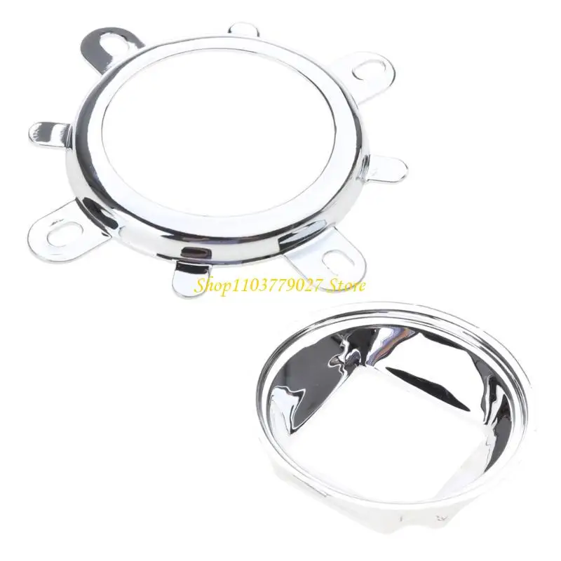 C4DF LED Lens Optical Glass 50mm Reflector Collimator Houseing Fixed Bracket for 20W 30W 50W 100W High Power COB Chip