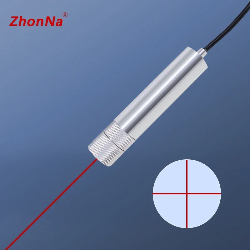 Czerwone światło CrossPositioner 660nm 100mw moduł diody laserowej poprzeczny poziomy lokalizator liniowy do maszyna do obróbki drewna