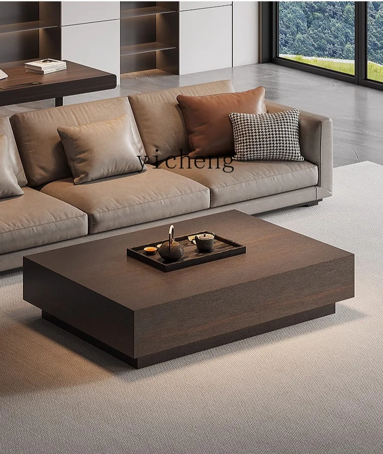 PP   minimalist coffee table living room new light luxury high-end home solid wood modern simple small apartment