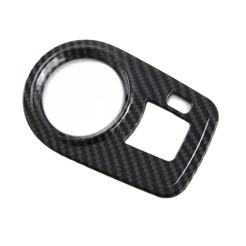 Compatible For MG4 EV2022-2024 Car Headlight Switchs Cover Trim Sticker Decoration Interior Accessories ABS Carbon Fiber T3EF