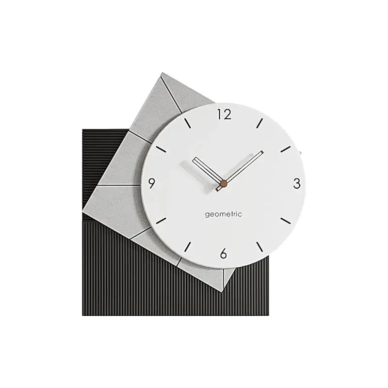 Nordic Home Decor Silent Wall Clock Living Room Decoration Wall Art Clock Modern Design Large Clock