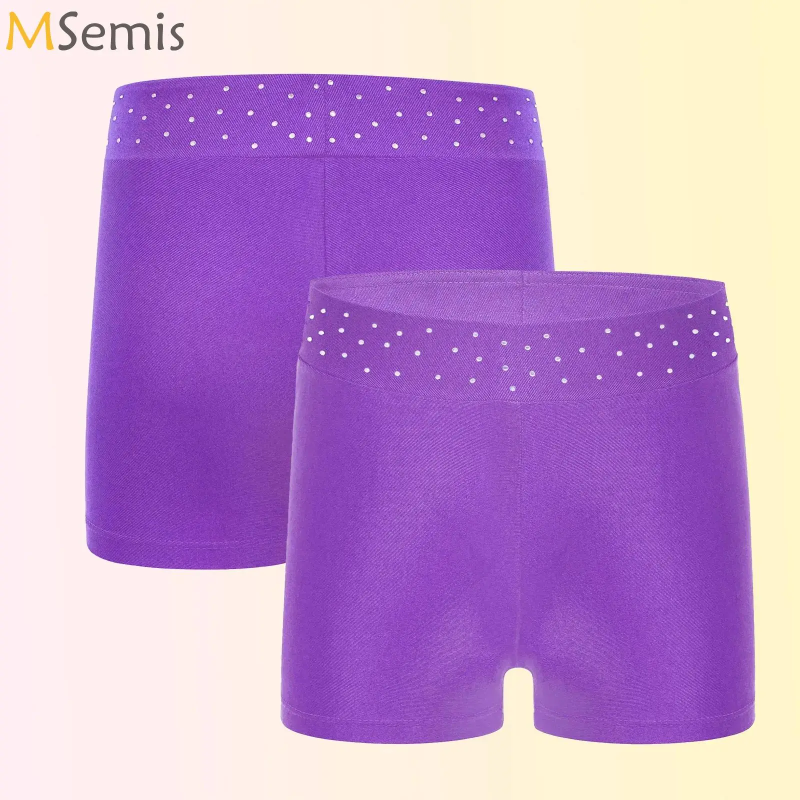 

Girls Ballet Dance Short Pants for Gymnastics Athletic Shorts Tumbling Athletic Sports Gymnastics Leotards Under Dress Shorts
