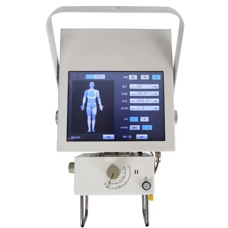 Máquinas de raios X portáteis móveis radiolucentes de alta frequência 5KW