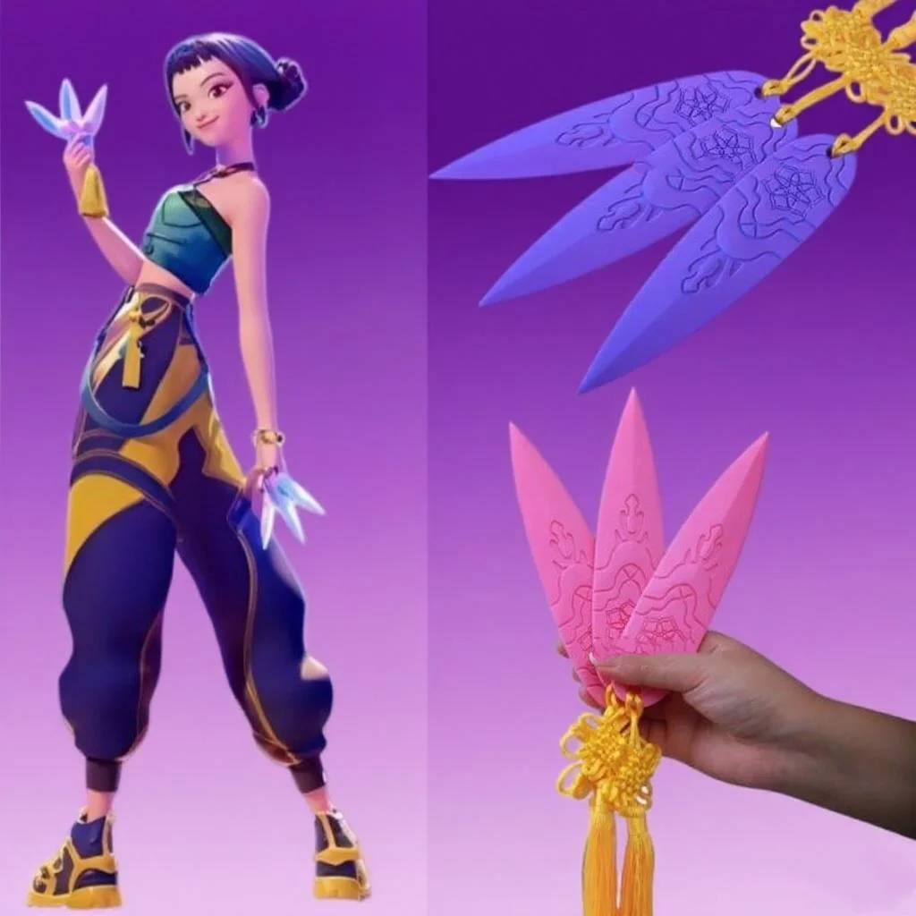 

Anime Figure Zoey Props Kpop Huntrix Accessories Birthday Party Cosplay Dart Prop Creative Fans Collect Gift