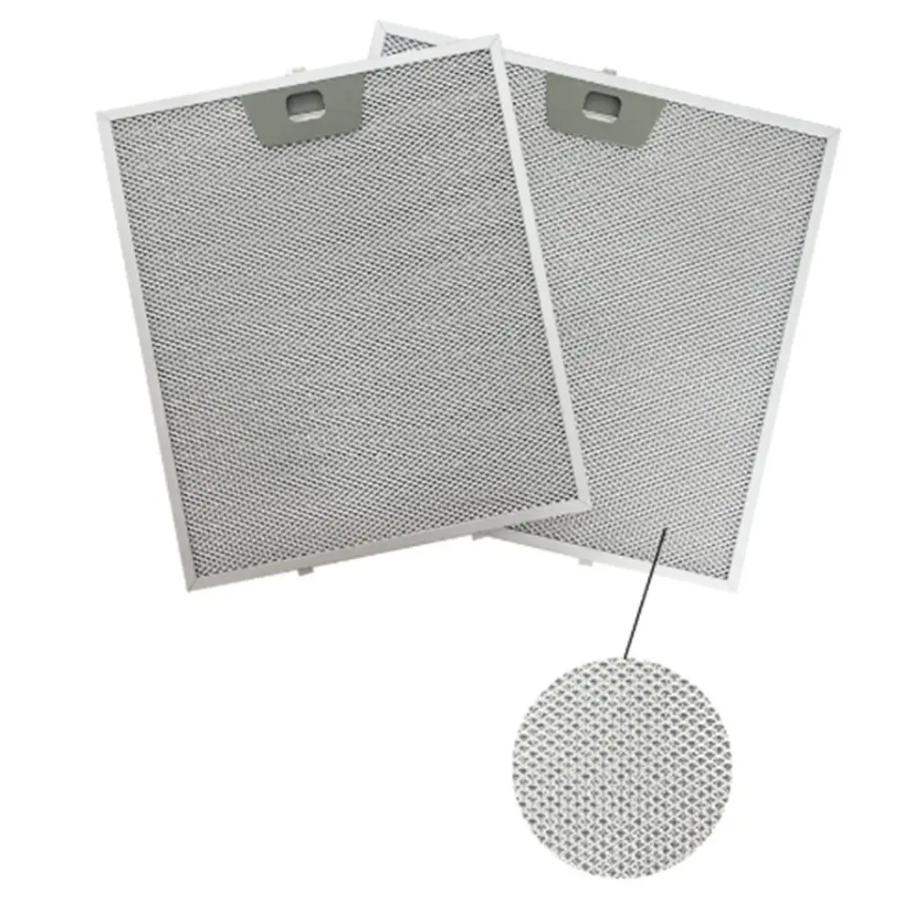 254*300*8mm Oil Grease Filter Enhanced Kitchen Air Quality Filter Kitchen Air Filter Stainless Insert Mesh Oil Trap