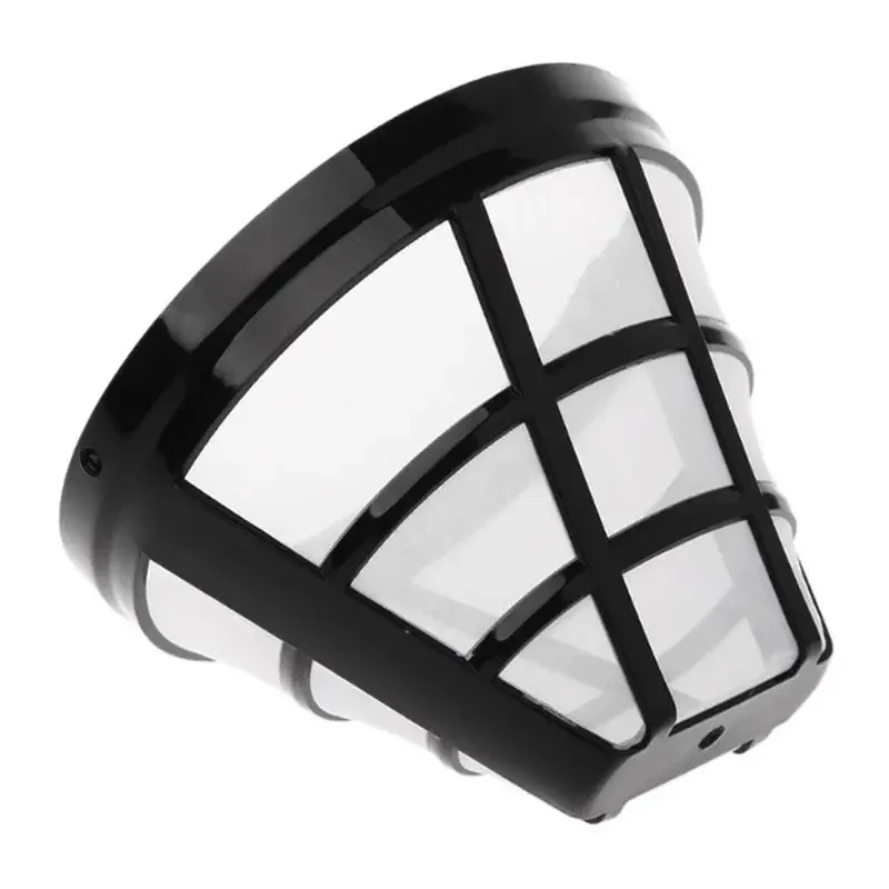 Reusable Stainless Steel Nylon Mesh Coffee Filter Cone Dripper Strainer Basket Pour Over Brewer Tool Kitchen Accessories