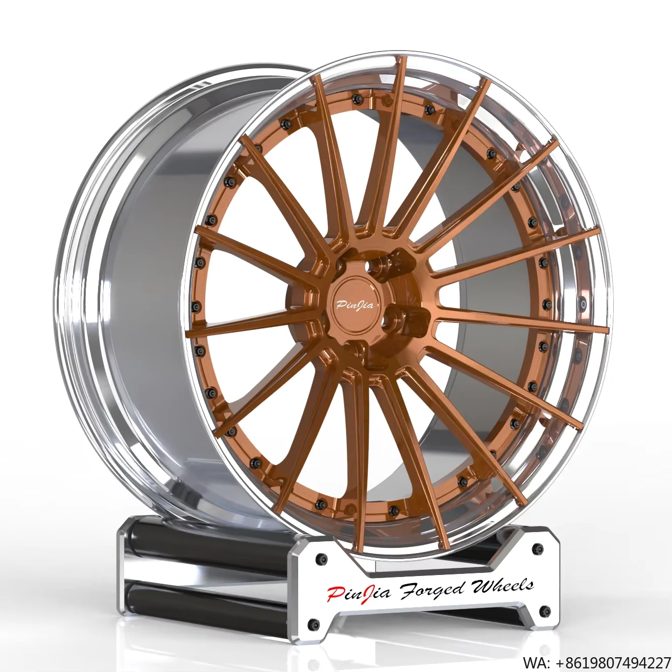 

Deep Concave 2 Pieces Forged Wheels 17 18 19 Inch Passenger Alloy Wheel Forged Rim for LS7 Concept