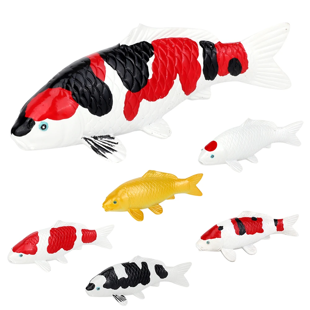 Carp Model Large Size Biomimetic Carp Home Decoration Ornaments Resin Crafts Fish Tank Aquarium Decoration Freshwater Fish Model