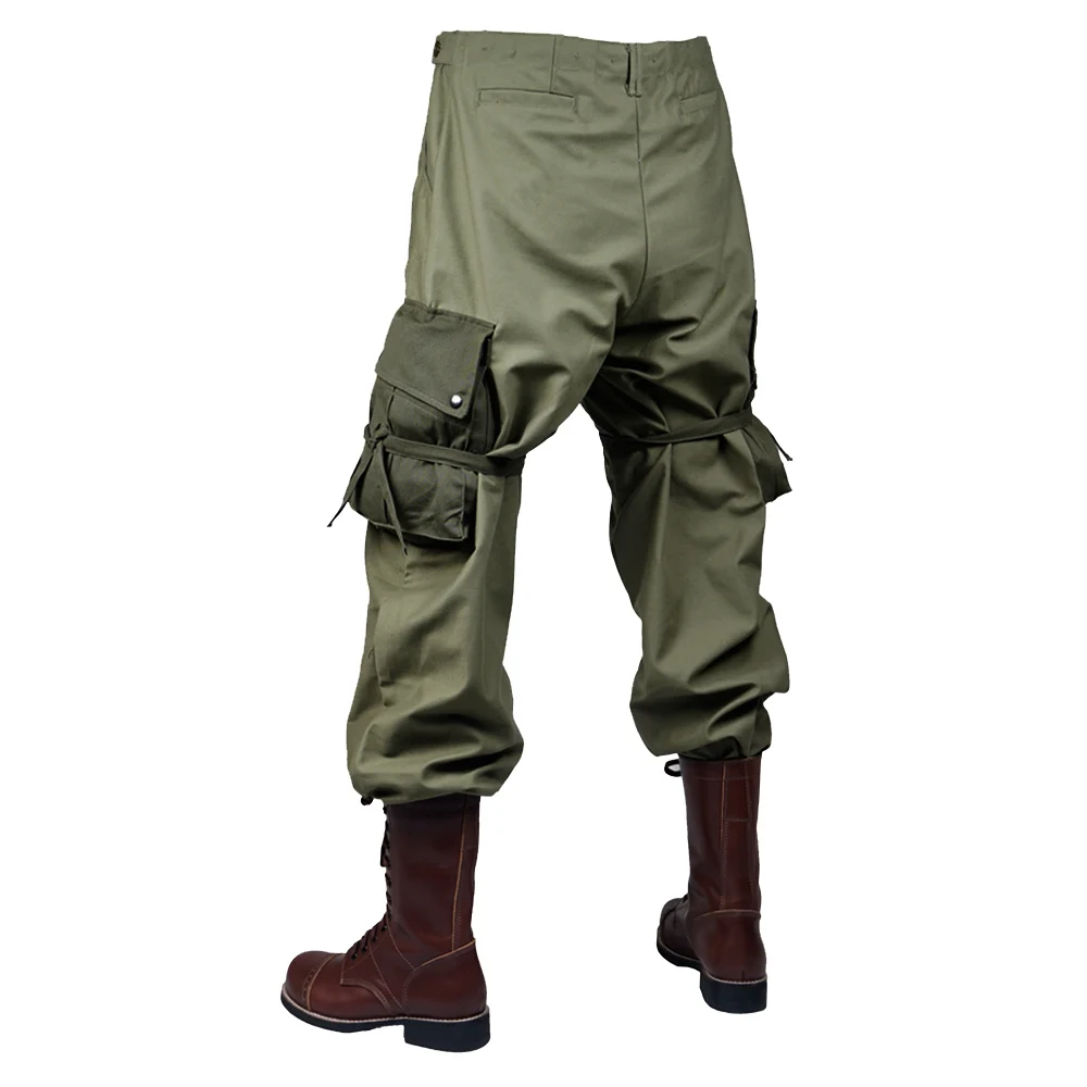 WWII WW2 M43 Pants Copy of World War II Clothing American Soldier Men\'s Pants Outdoor Casual Training Pants