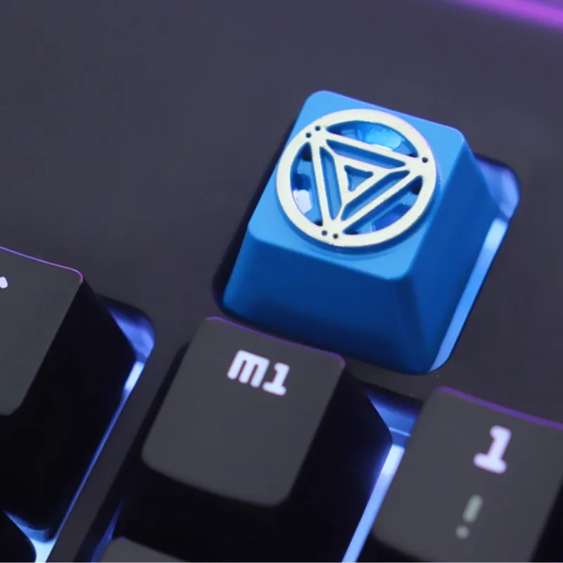 Marvel New Peripheral Spiderman Mechanical Keyboard Zinc Aluminum Alloy Keycap Creative Personality Retro Simple Fancy Cool Gift