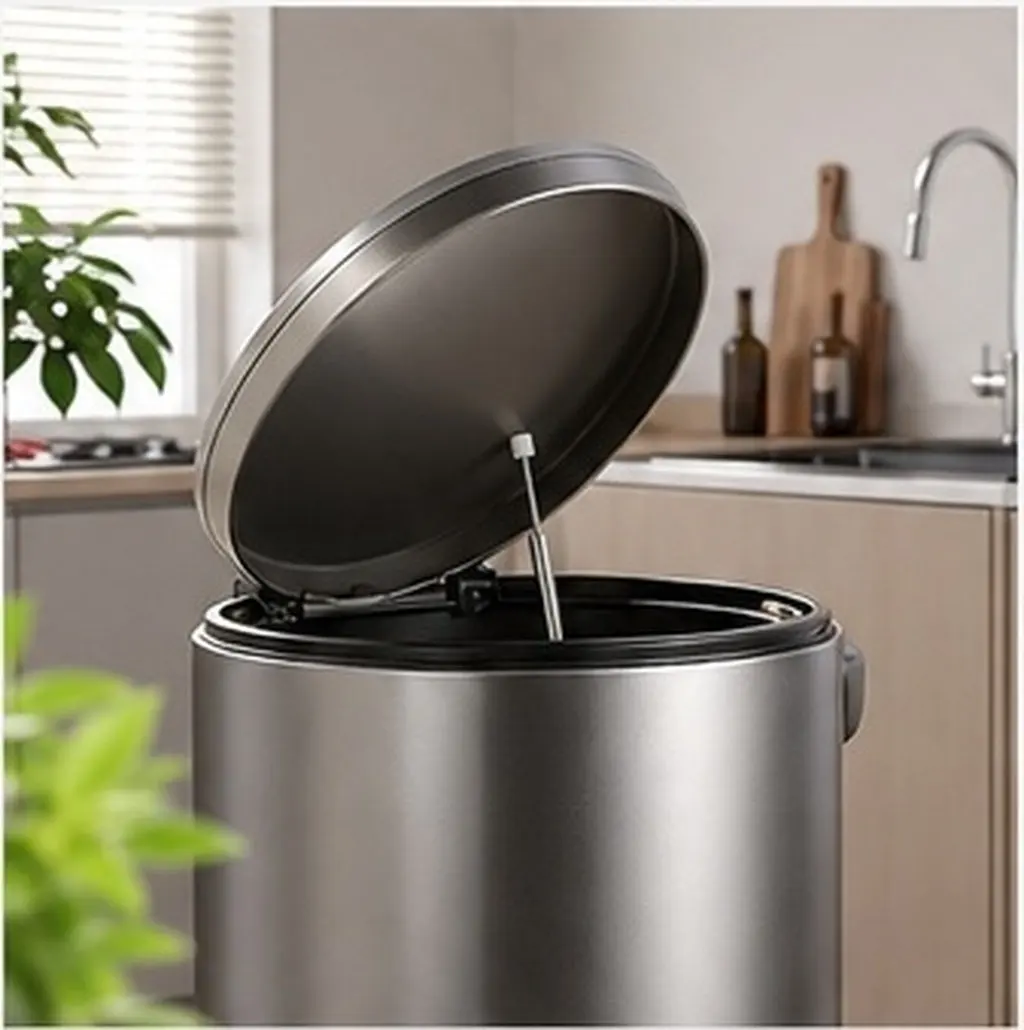 6 Pcs Door Soft Close Mechanism Cabinet Slow Damper Closing Garbage Can Lid Replacement Grey for Doors