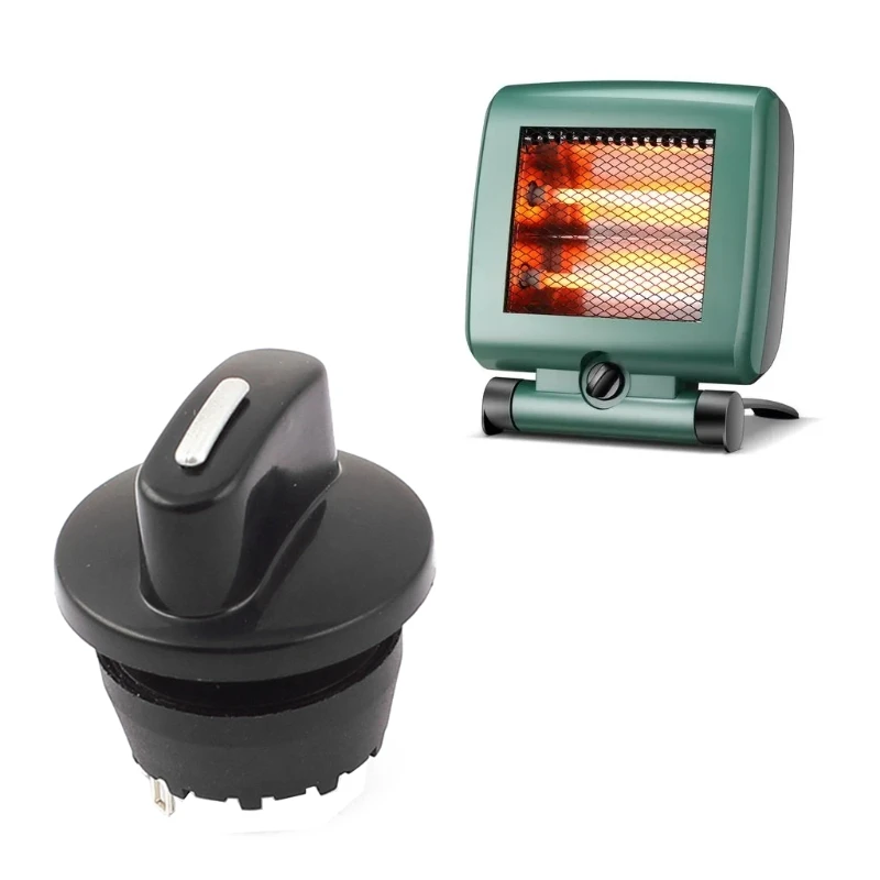 125V/250VAC 4 위치 3단 속도 팬 히터 속도 선택기(손잡이 포함) 설치 용이