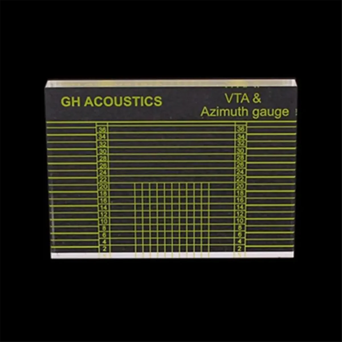 T36C VTA Balance and Azimuth Adjustment Ruler Vinyl Record Player Measuring Phono Tonearm VTA/ Azimuth Ruler