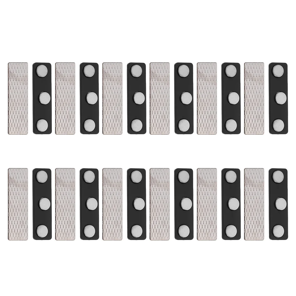 12pcs Magnetic Name Tag Clip Magnets Backing Magnetic Id Badge Holder Magnetic Badge Holder magnetic name tags