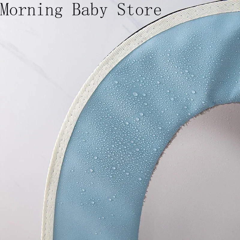 Peach Pattern Thickened Toilet Mat Universal Four Seasons Waterproof Zipper Embroidered Toilet Cover Home Toilet Seat Cushion