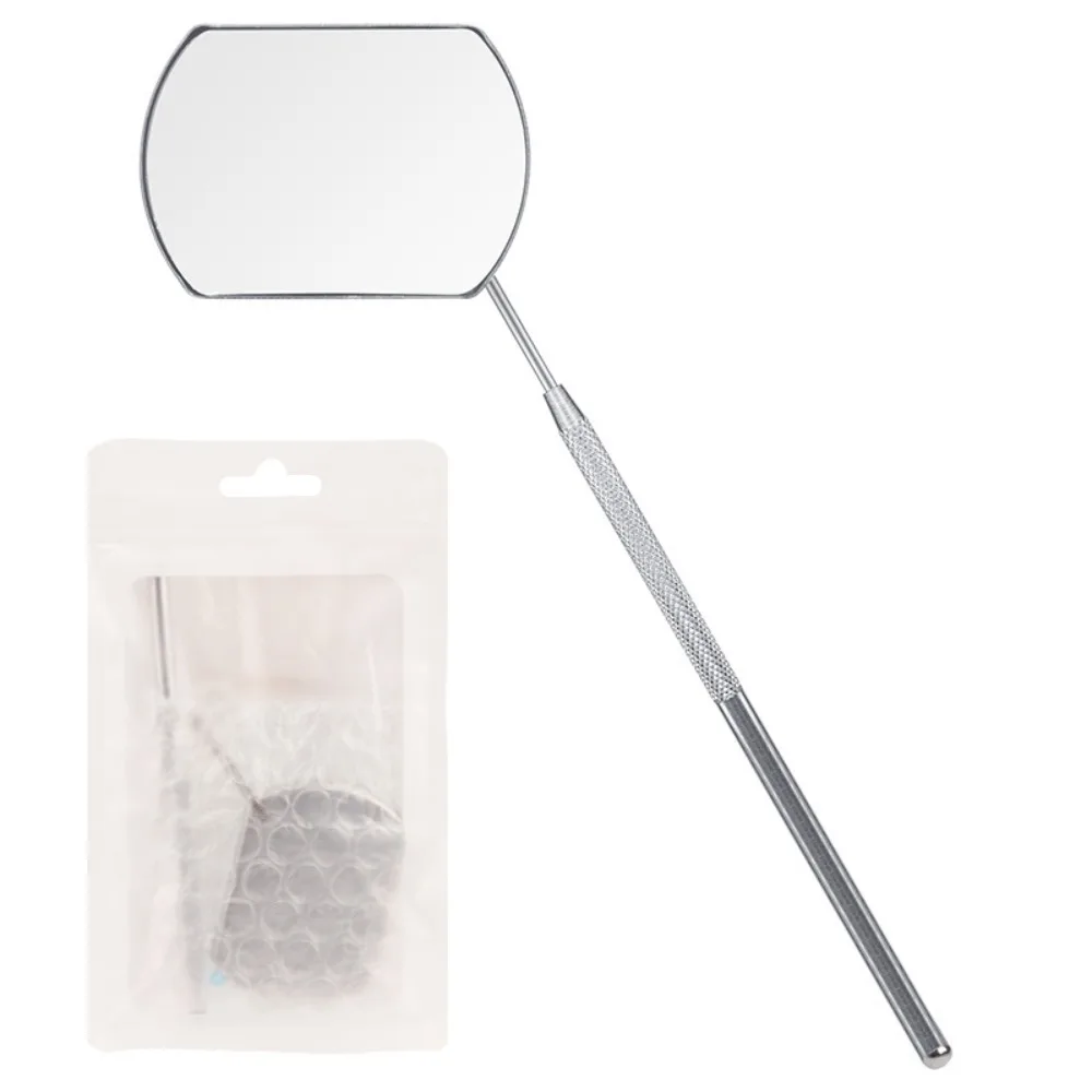 Durable Stainless Steel Eyelash Inspection Mirror 8 Colors Detachable Eyelash Extension Mirror Square Eyes Tool Beauty Makeup